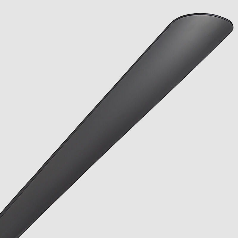 100" Modern Matte Black Reversible Dimmable Aero Blade Ceiling Fan with Light and Remote image number 9