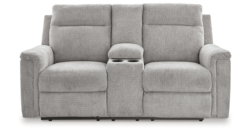 Barnsana PWR Recline Loveseat W/Console