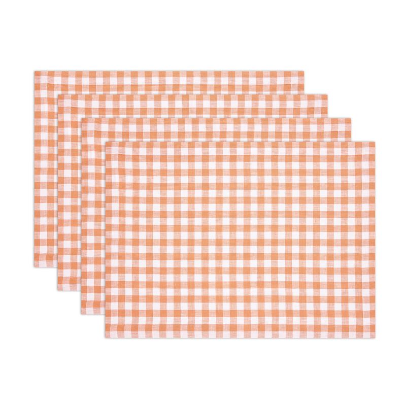 Linen Placemats - Gingham Check image number 0