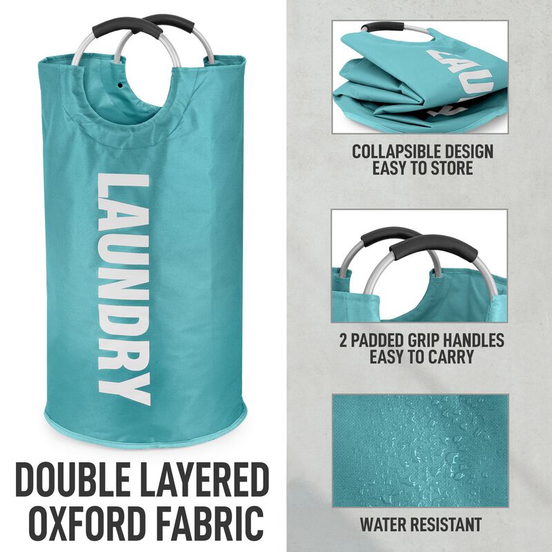 Non-Slip Padded Laundry Bag With Handles image number 2