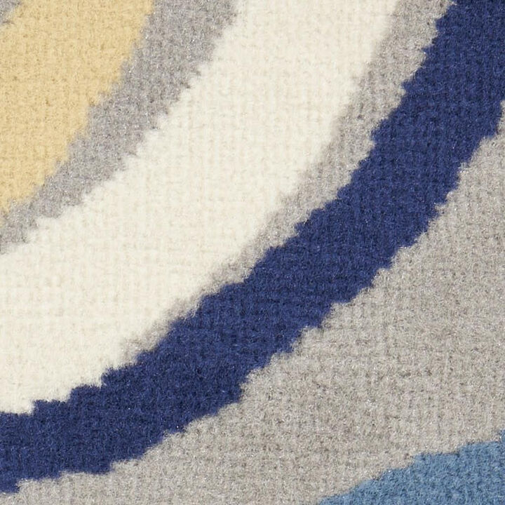 HomeRoots Geometric Runner Rug