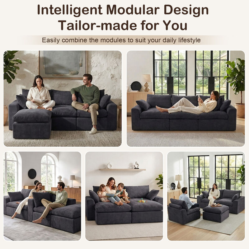 Gront Modular Sectional Sofa image number 4