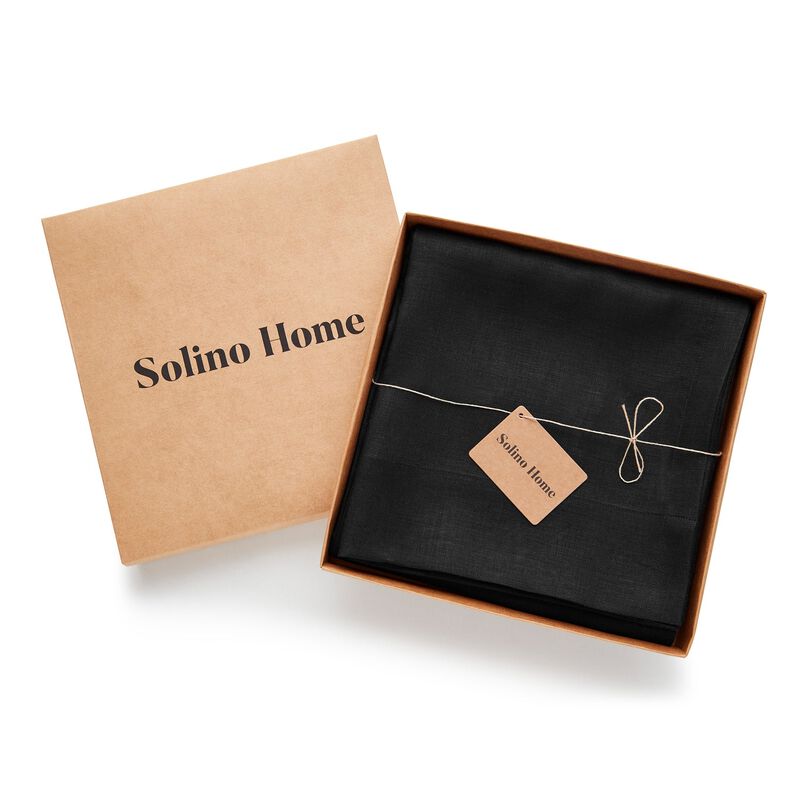 Solino Home 100% Pure Linen Curtain - Linen Curtain