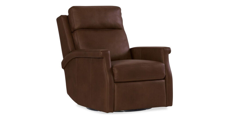 Kaufman Swivel Power Recliner with Pop-Up Headrest image number 4