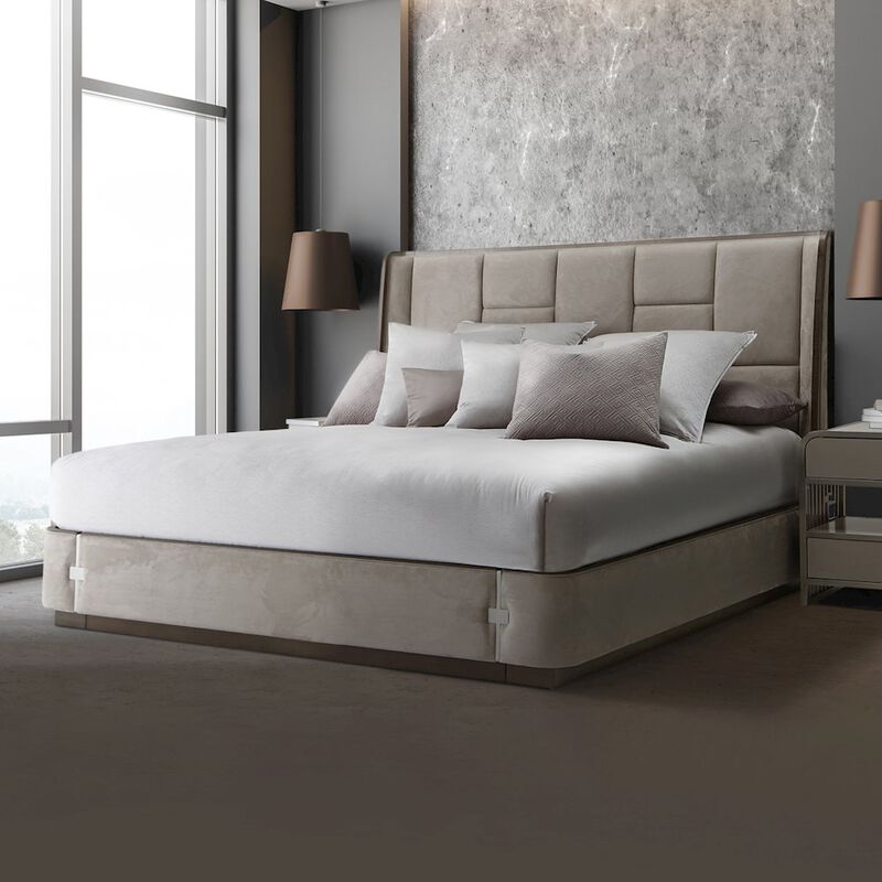 Michael Amini Roxbury Park Cal. King Multi-Panel Bed - Slate image number 0