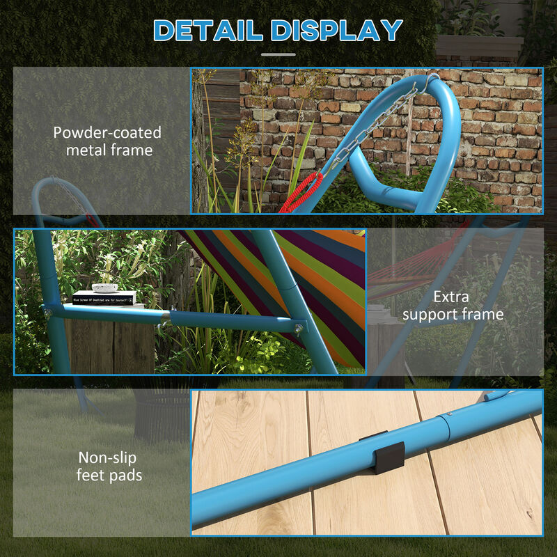 Hivvago Heavy Duty Steel Hammock Stand 10.3 ft image number 5