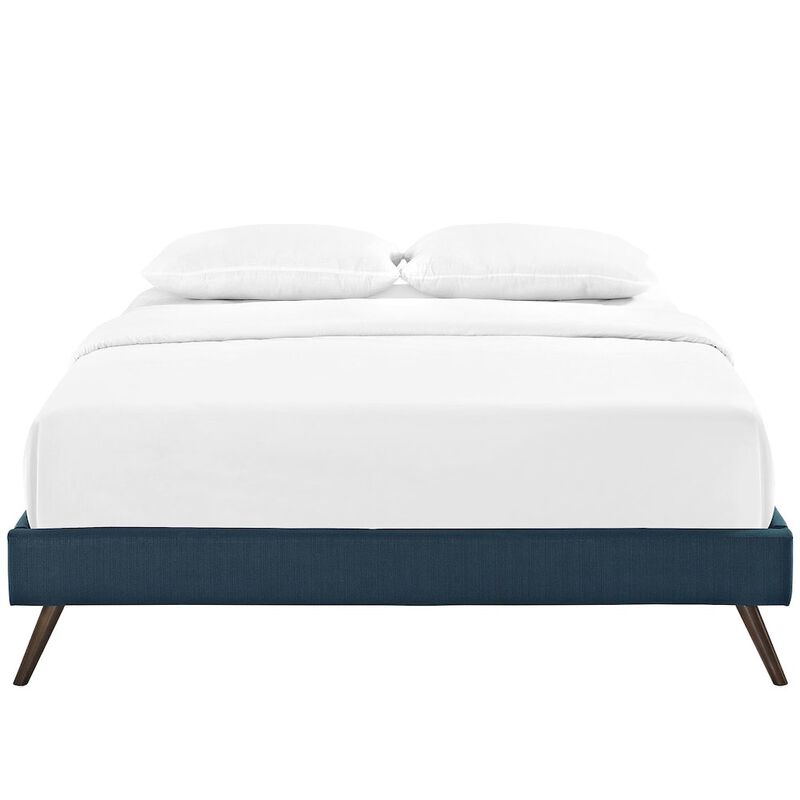Helen Upholstered Queen Platform Bed Frame image number 3