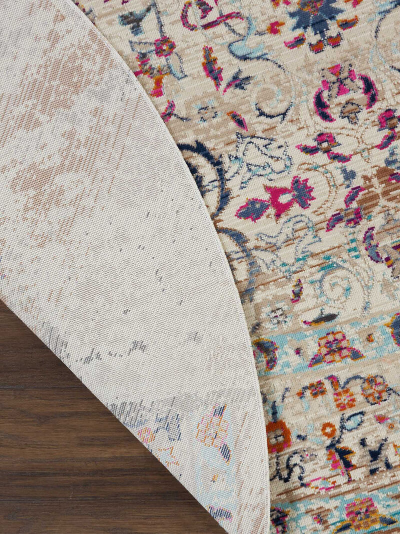 Vintage Kashan VKA02 Ivory 4'6" x 6'6" Rug