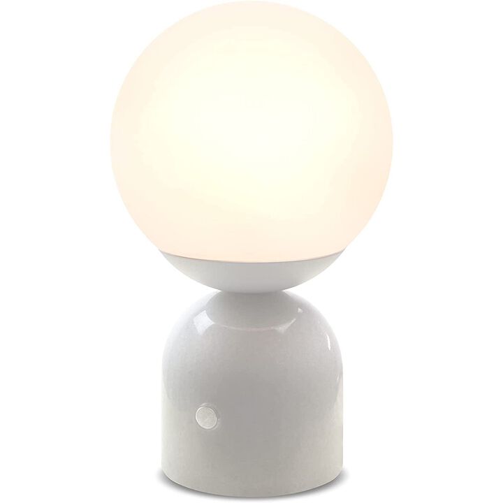 Mila Black Marble LED Table Lamp