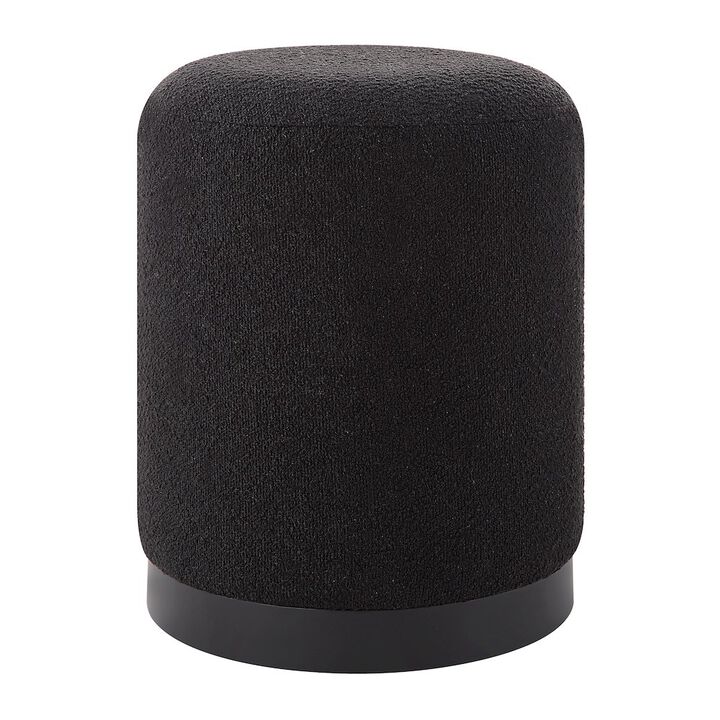 Renwil Castillo Ottoman In Black Color