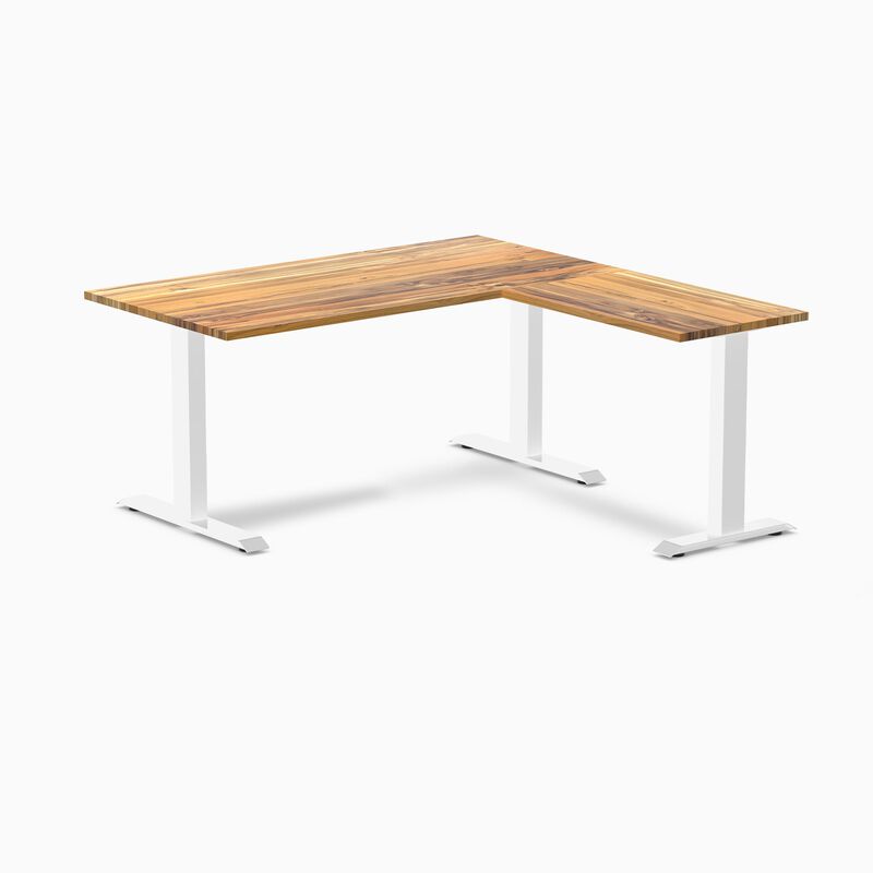 Desky Zero Hardwood L-Shape Office Desk image number 0
