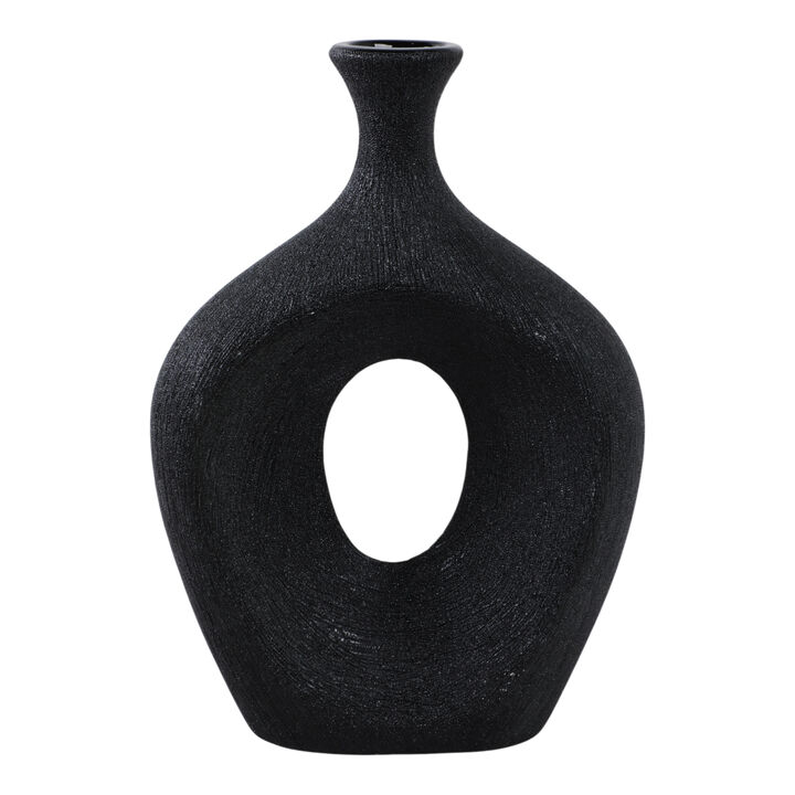 13" Beaded Oval Vase Cut-out