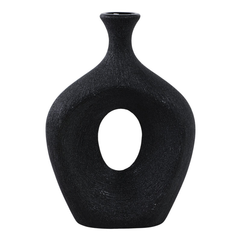 13" Beaded Oval Vase Cut-out image number 0