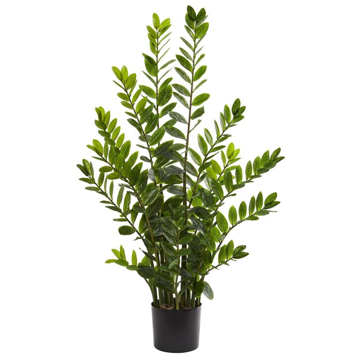 Nearly Natural 4-in Zamioculcas Artificial Plant