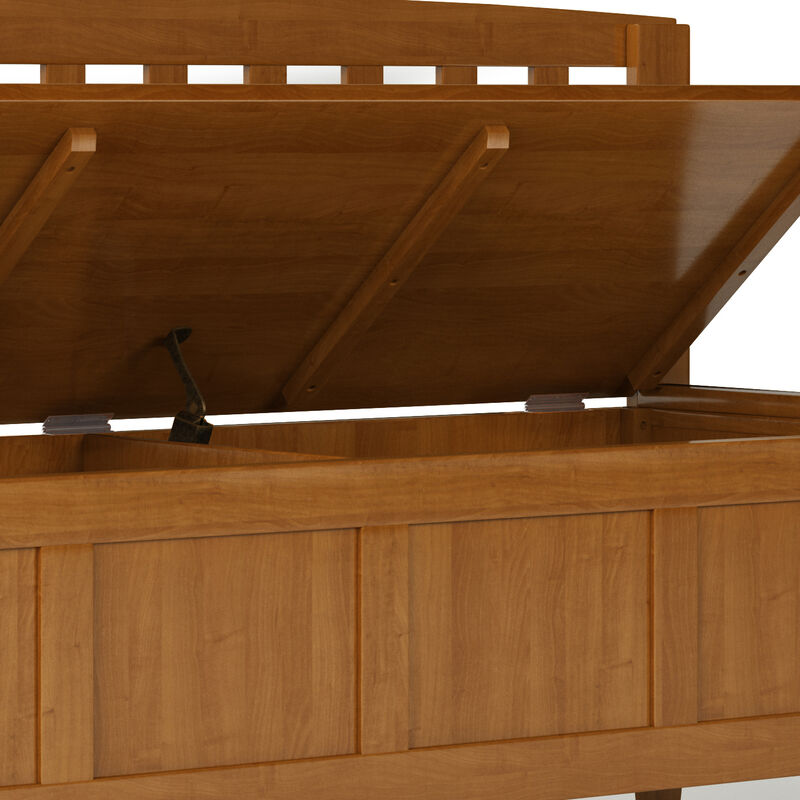 Simpli Home Brooklyn Entryway Storage Bench image number 5