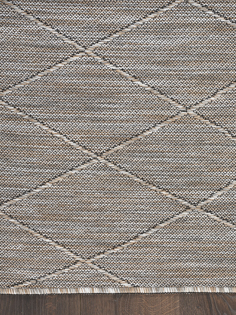 Washable Solutions WSL01 Gray/Mocha 2'2" x 8' Rug