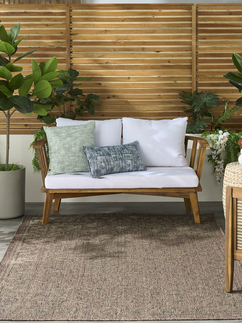 Tulum TLM05 Brown 4' x 6' Rug