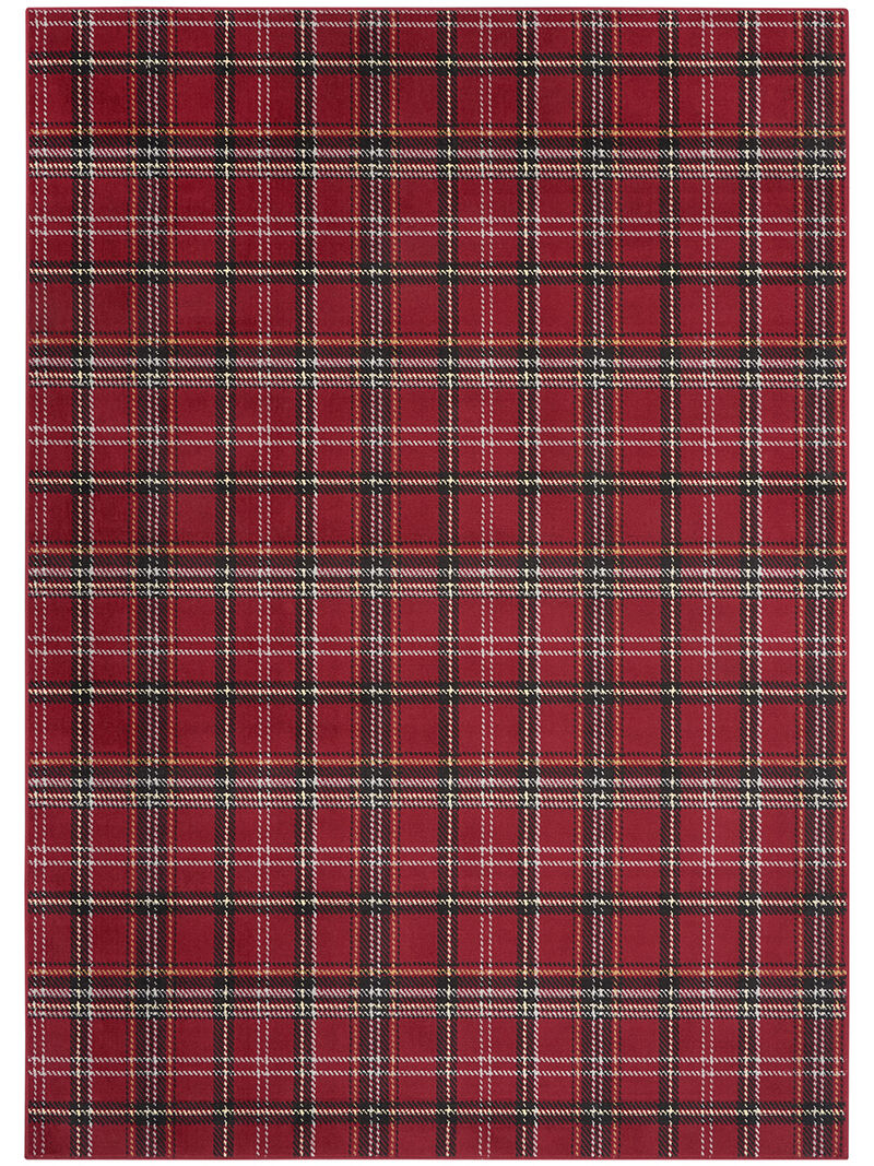 Grafix GRF03 Red 7' x 10' Rug