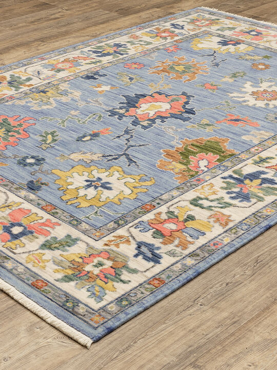 Lucca 2' x 6' Blue Rug