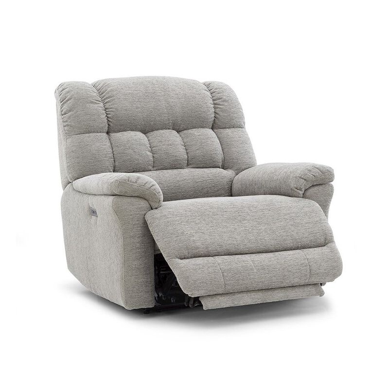 Oversized Zero Gravity Recliner Chair for Big and Tall Adults – Heavy-Duty Big Man Power Recliner with Wide Seat, Supports Up to 450 lbs, Gray