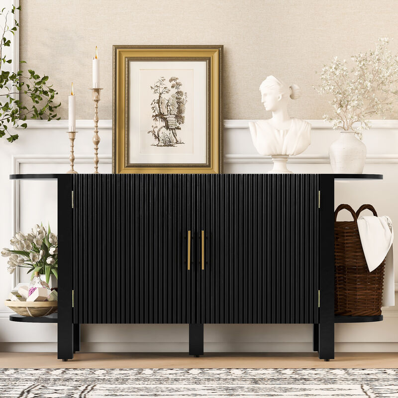 Curved Extension Shelf Sideboard image number 1