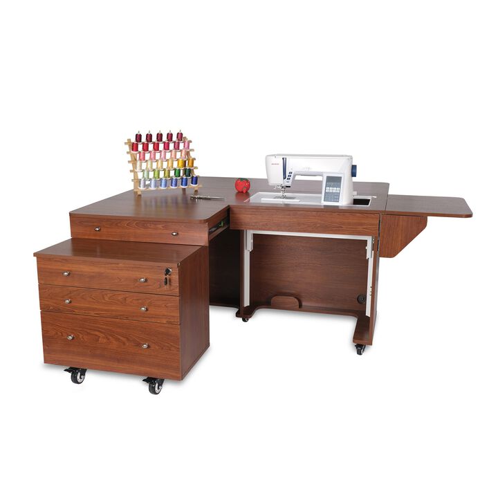 Arrow Kangaroo & Joey Sewing Cabinet Teak