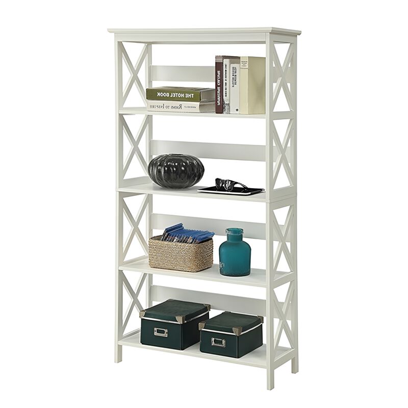 5-Shelf Bookcase &ndash; Perfect for Organizing and Displaying Books and Decorative Pieces
