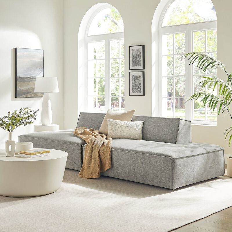 Restore 2-Piece Performance Fabric Upholstered Modular Loveseat image number 7