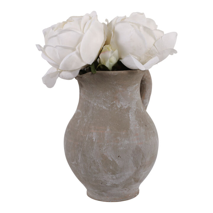 7x6" Terracotta Jug Vase