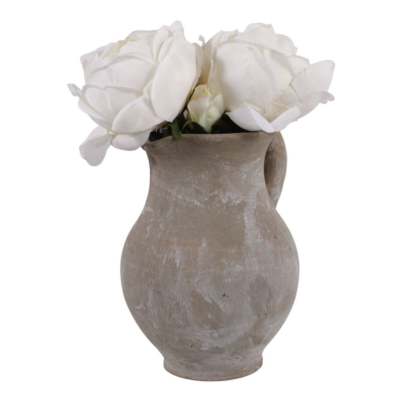 7x6" Terracotta Jug Vase image number 1
