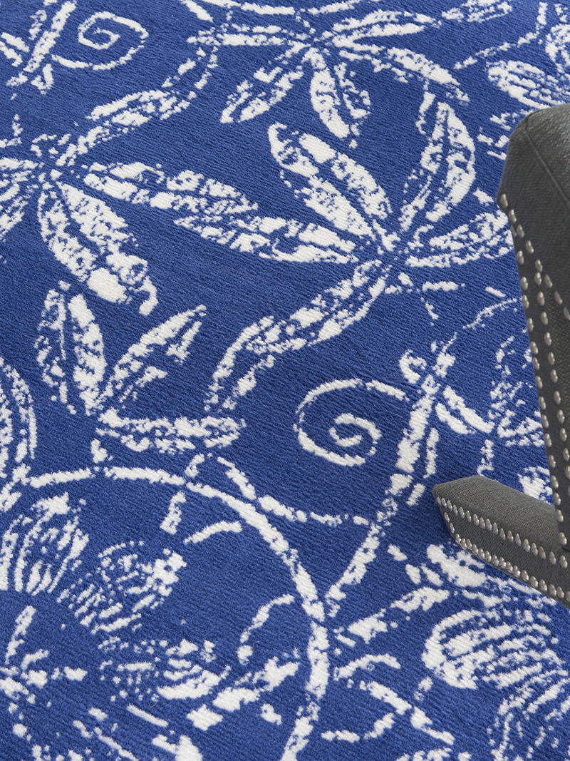 Whimsicle WHS05 Navy 5' x Round Rug