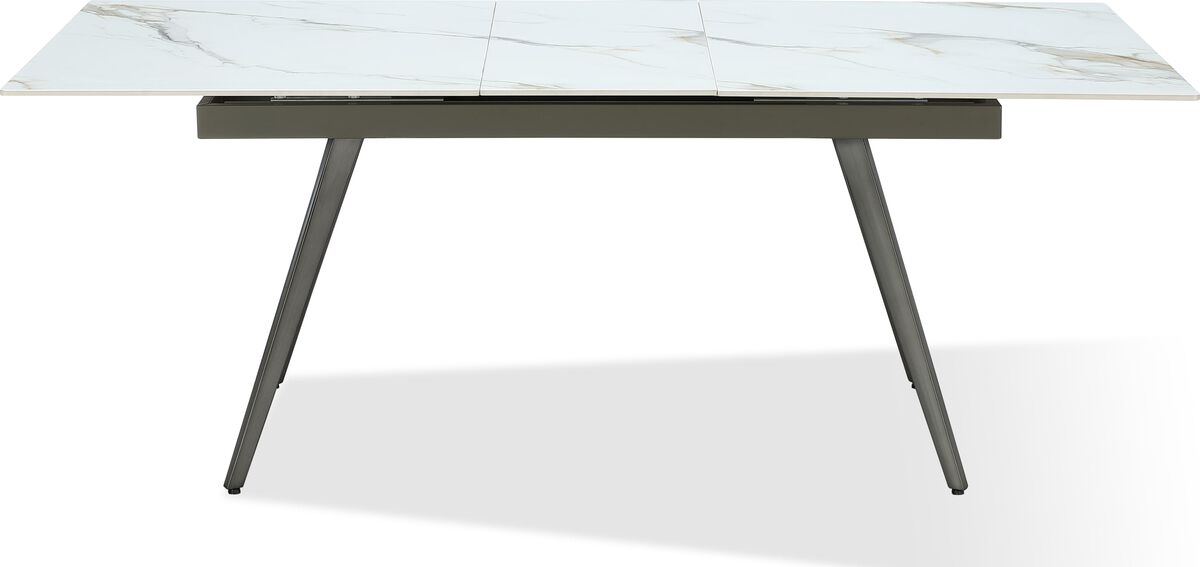 Lucia Stone Top Metal Leg Dining Table