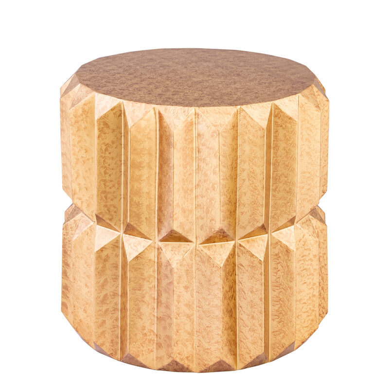 Quessara Copper Faceted End Table image number 0