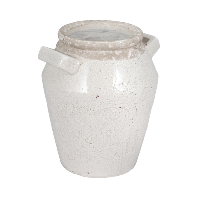 Crackle Vase w/ Squared Handle image number 2