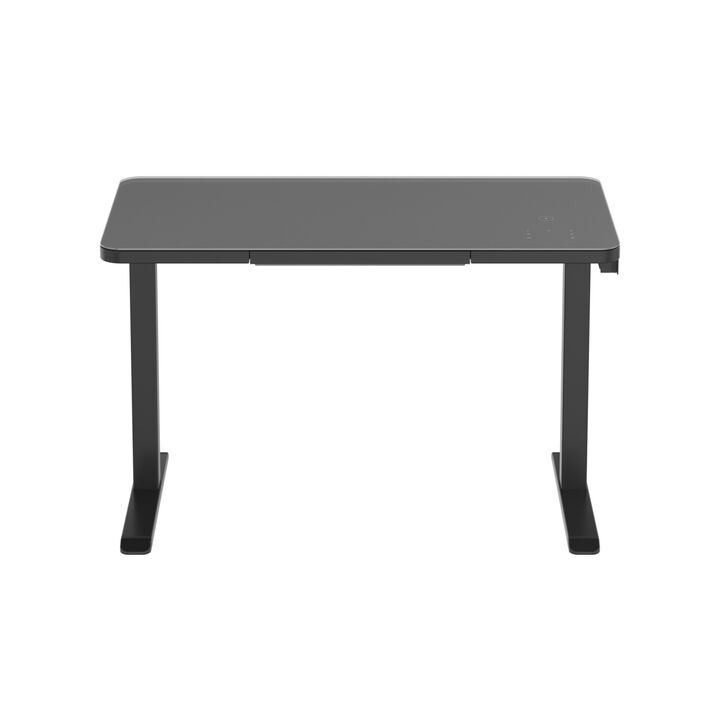 Glass Table Top standing desk
Black