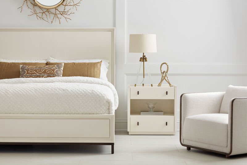 Blanc Queen Panel Bed