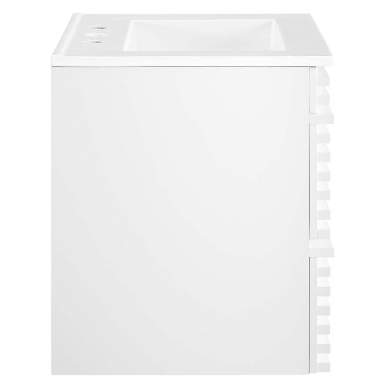 Render 24" Wall-Mount Bathroom Vanity image number 4