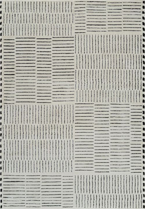 HomeRoots Abstract Distressed Area Rug