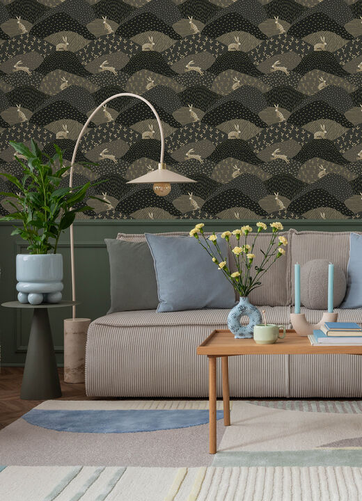 Peter Black Rabbit Fields Wallpaper (Set of 2)