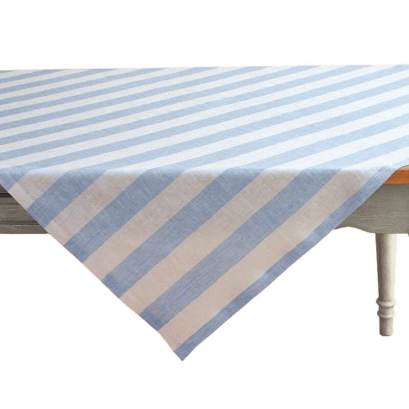Christmas Linen Table Throw - Cabana Stripe, Solino Home