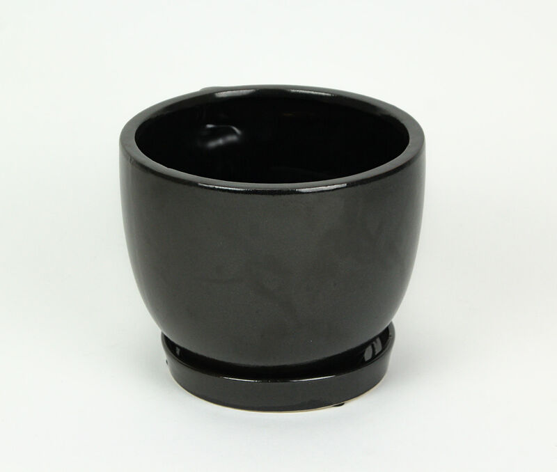 Brown Ceramic Face Planter Decorative Flower Pot Plant Holder Decor image number 2
