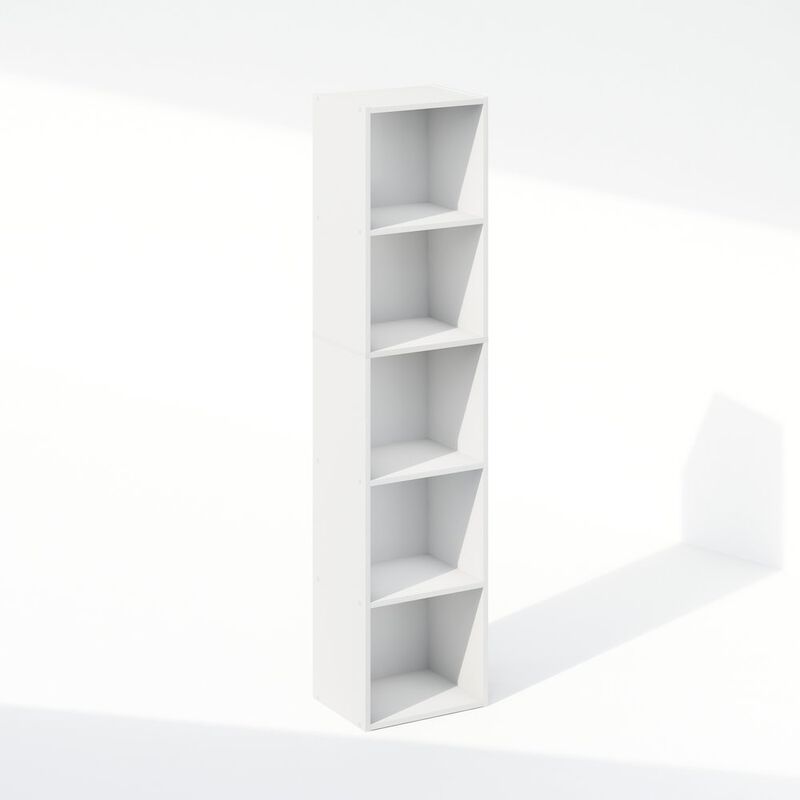 Reed 5-Tier Open Shelf Multipurpose Closet & Clothing Storage, Storage Organizer