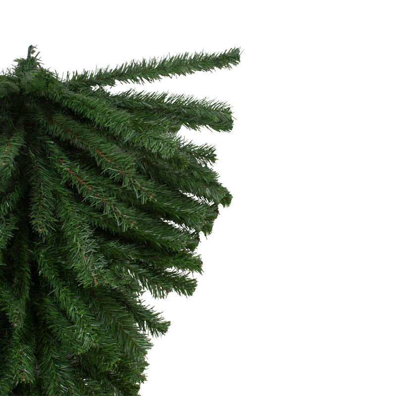 54" Green Pine Artificial Christmas Teardrop Swag - Unlit image number 1