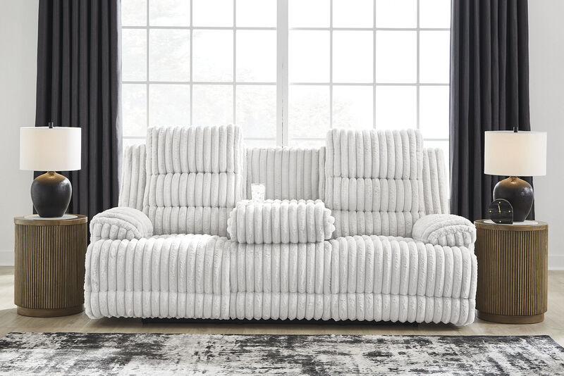 Technique Power Reclining Sofa with Drop Down Table image number 2