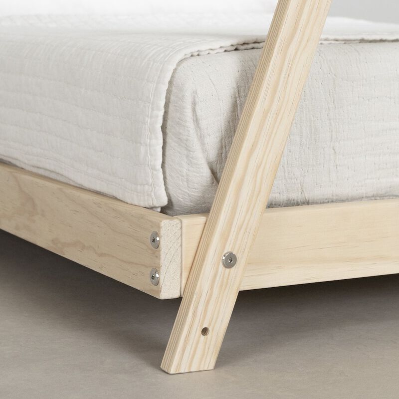 Sweedi Bed, Natural Wood