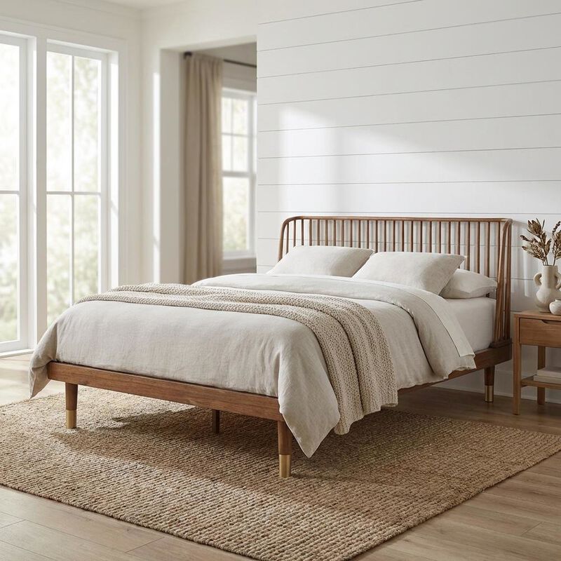 Alpine Furniture Belham Platform Bed image number 2