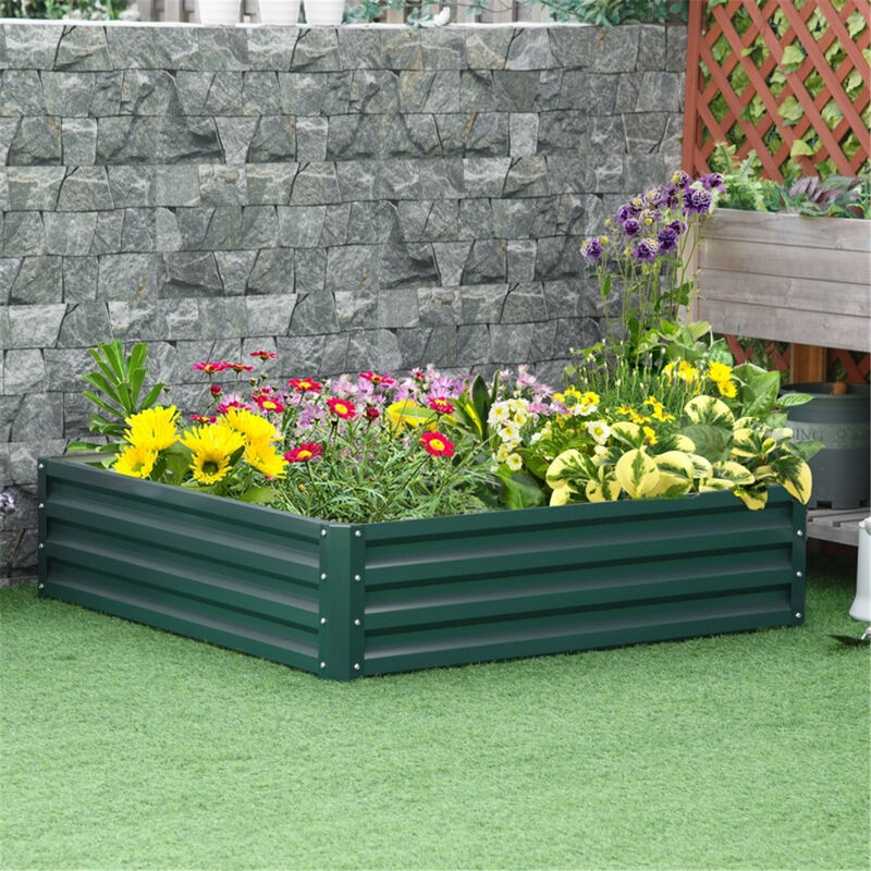 Raised Garden Bed for Outdoor Planting and Vegetable Growing