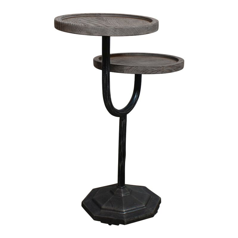 Alex Hamilton Bayside Jensen Oak Side Tray-Top Tables