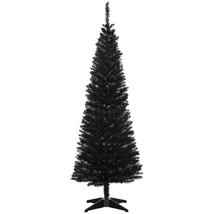 BreeBe 5' Slim Artificial Pencil Christmas Tree with 294 Tips