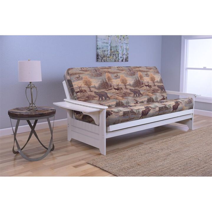 Phoenix Frame/Antique White Finish/Canadian Mattress